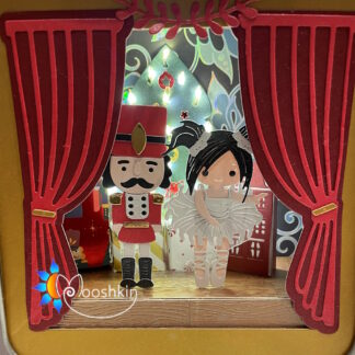 Mooshkin Lantin (handmade light-up scenes in tins) - The Nutcracker