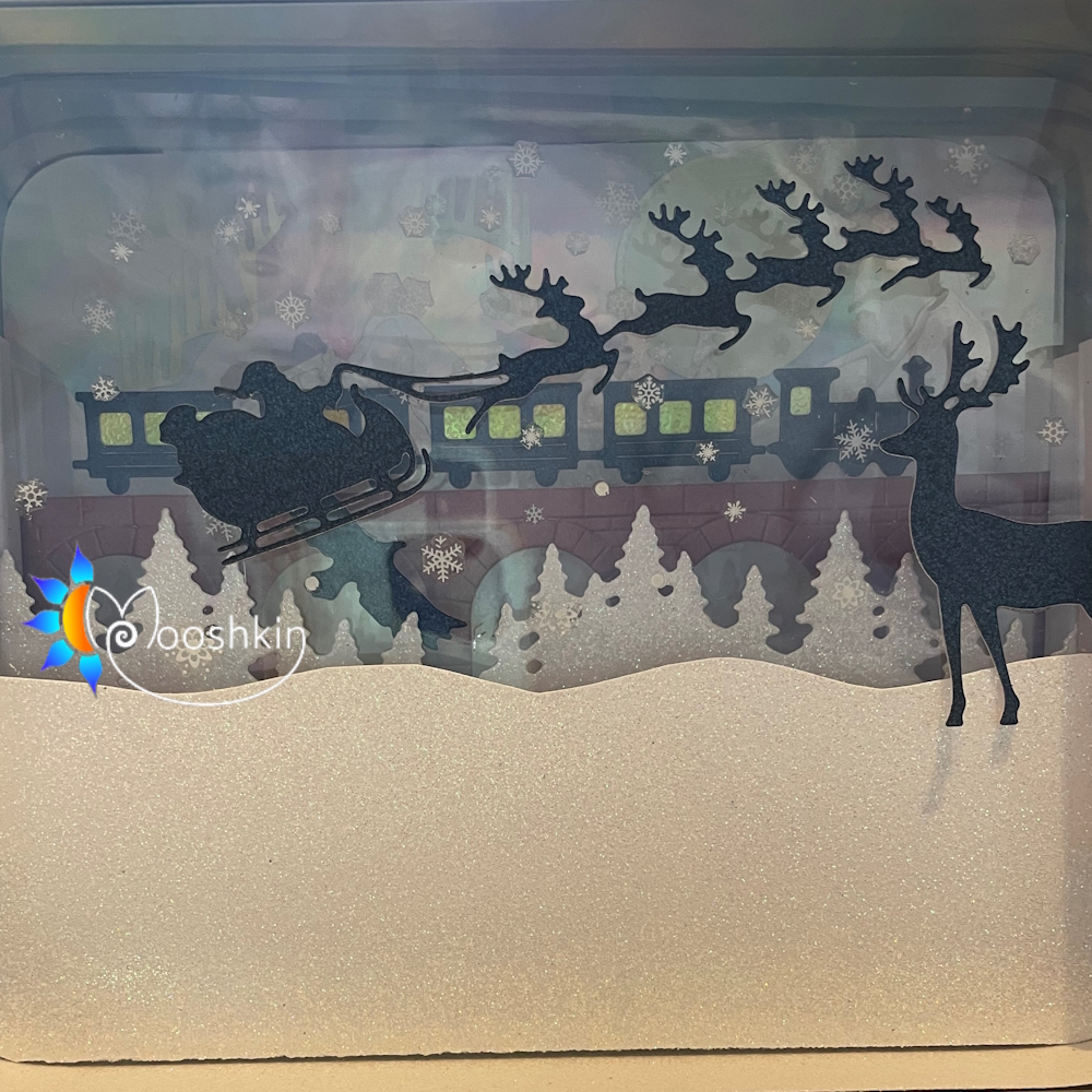 Mooshkin Lantin (light-up scene in a tin) - The Polar Express