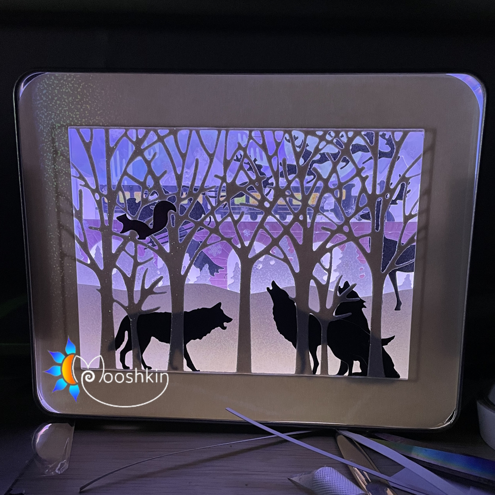 Mooshkin Lantin (light-up scene in a tin) - The Polar Express